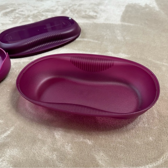 Tupperware Microwave Breakfast Maker Set Rhubarb - Picture 3 of 9